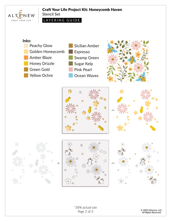 Altenew - Craft Your Life Project Kit: Honeycomb Haven & Add-On Die Bundle