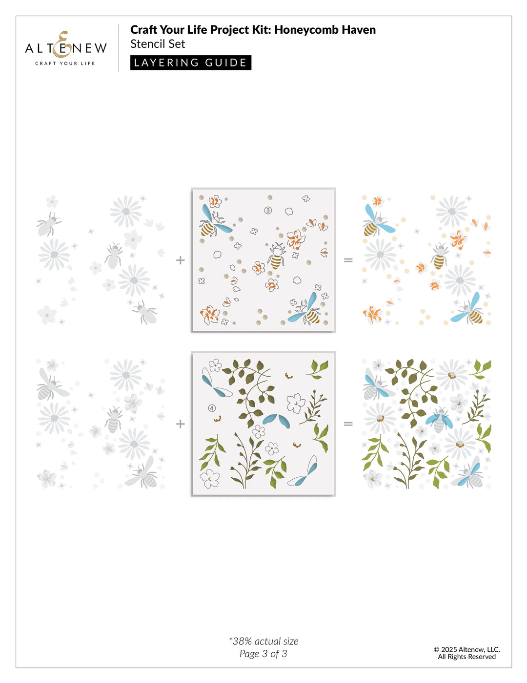 Altenew - Craft Your Life Project Kit: Honeycomb Haven & Add-On Die Bundle