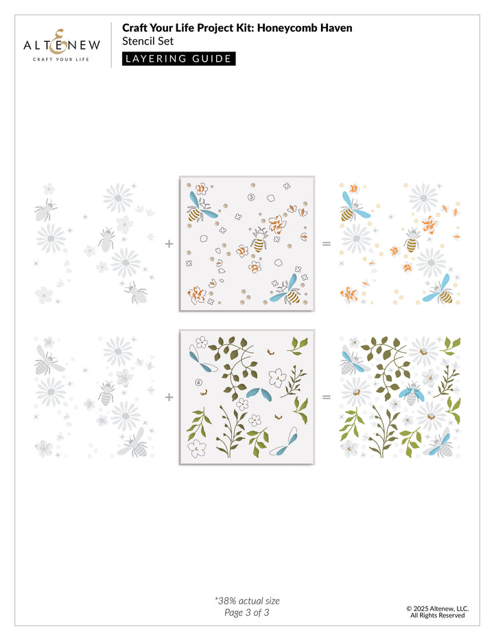 Altenew - Craft Your Life Project Kit: Honeycomb Haven & Add-On Die Bundle