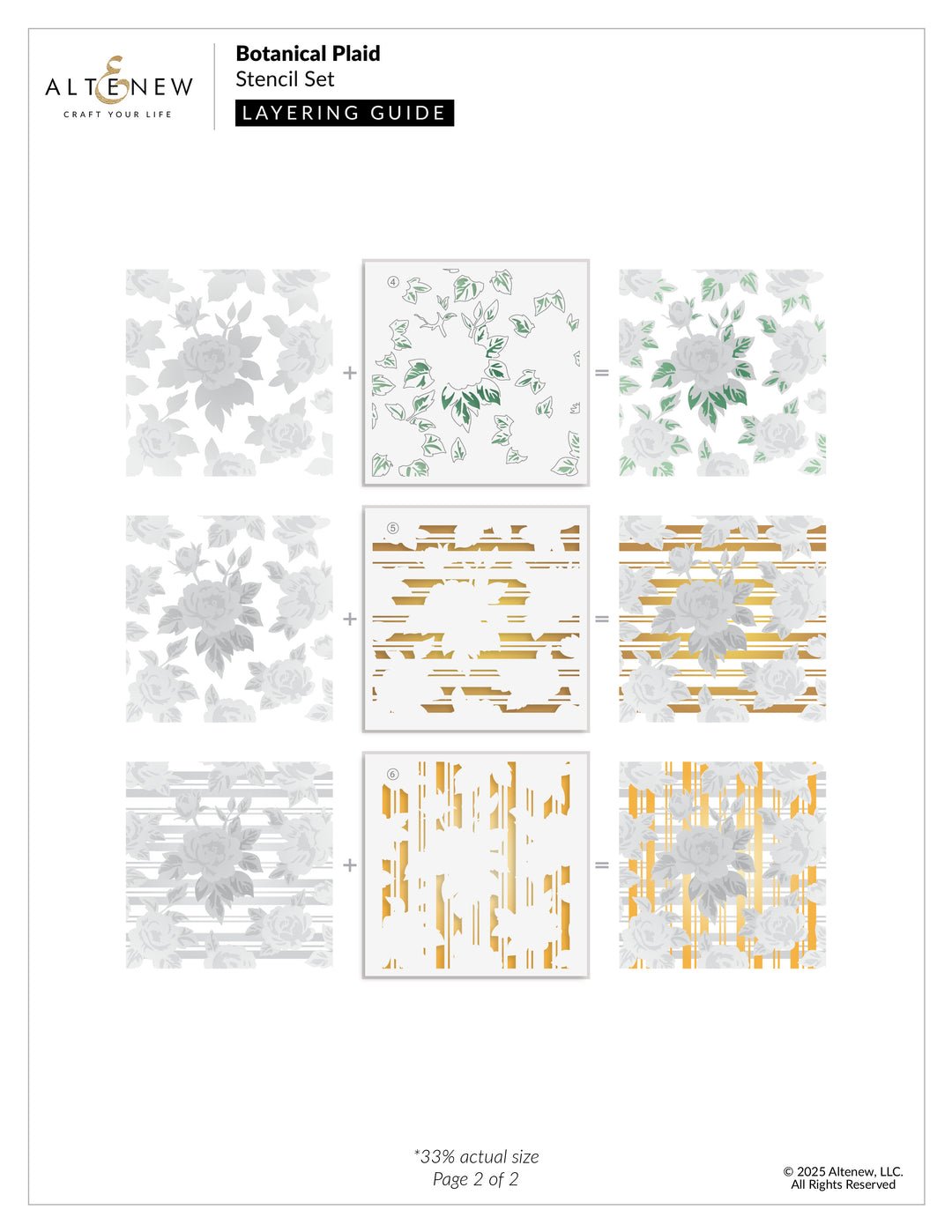 Altenew - Botanical Plaid Complete Bundle