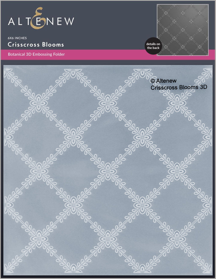 Altenew - Crisscross Blooms 3D Embossing Folder
