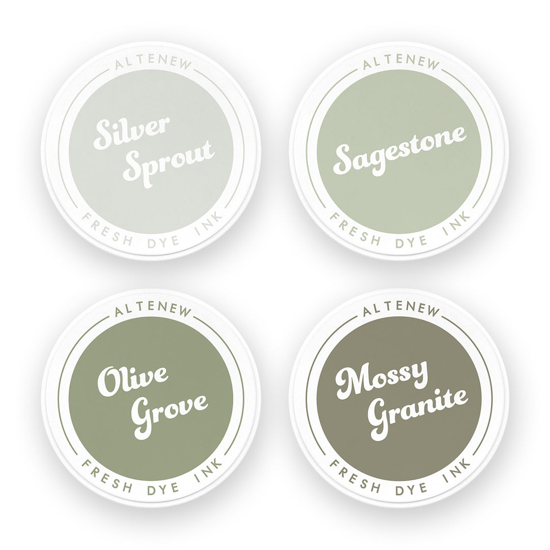 altenew sage garden fresh dye ink bundle complete bundle alt11091bn