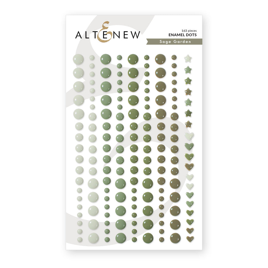 altenew sage garden enamel dots alt11191