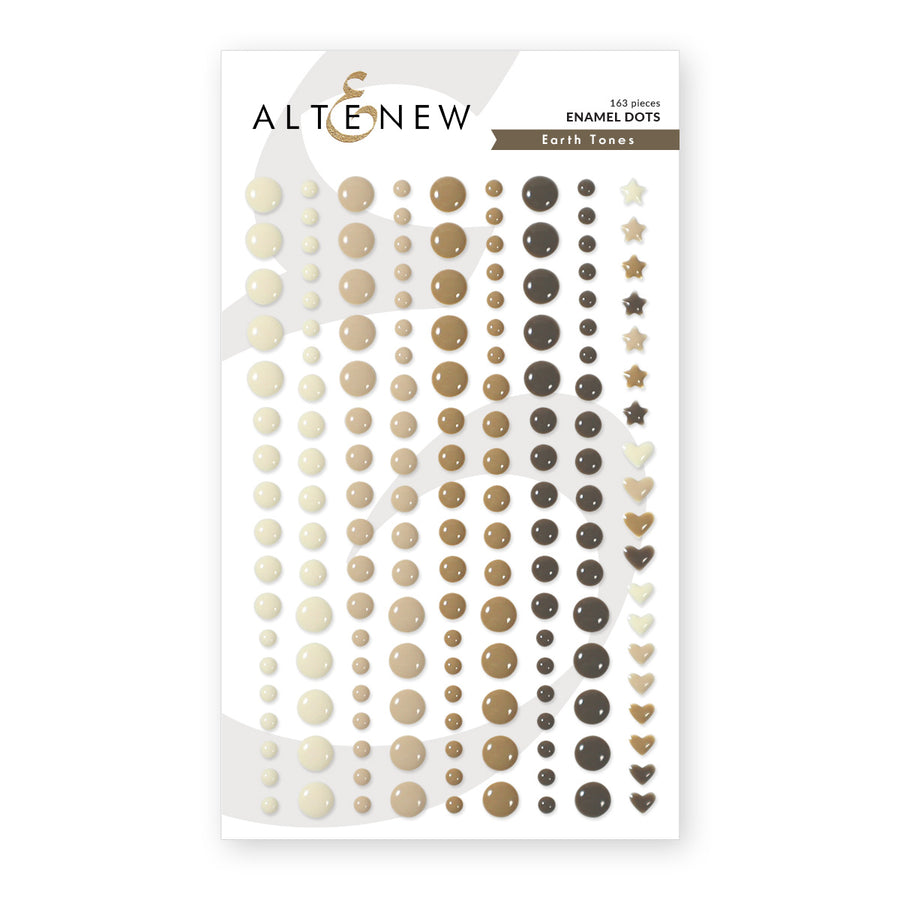 altenew earth tones enamel dots alt11192