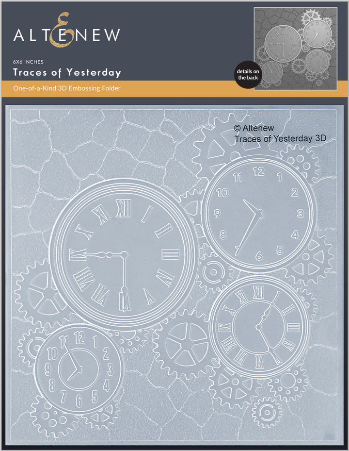 Altenew - Embossing Folder - Traces of Yesterday 3D