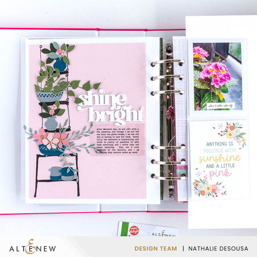 Altenew - Mini Delight: Potted Shelve Stamp & Die Set