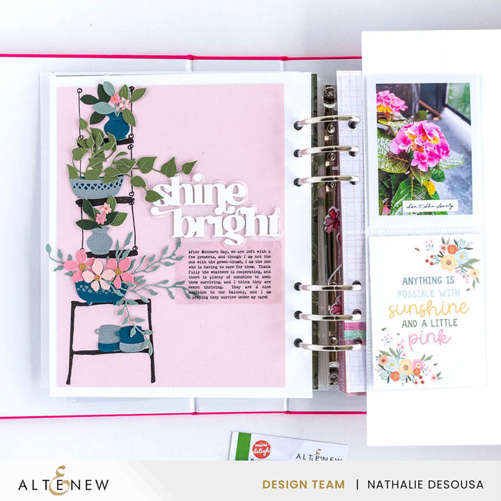 Altenew - Mini Delight: Potted Shelve Stamp & Die Set