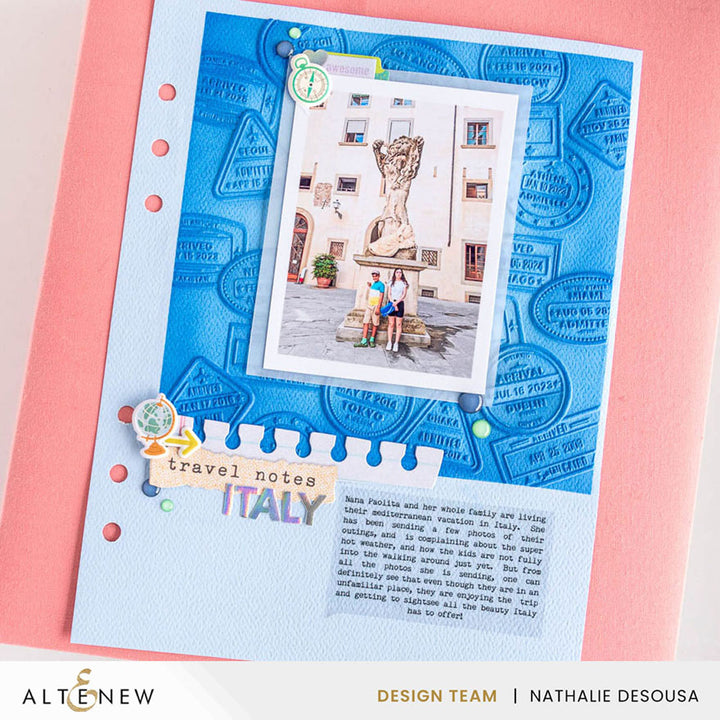 Altenew - Embossing Folder - Wanderlust