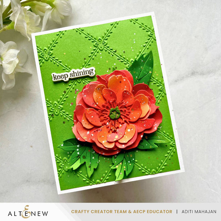 Altenew - Craft-A-Flower: Coral Charm Peony Layering Die Set