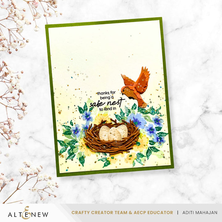 Altenew - Mini Delight Nestled Whimsy Stamp & Die Set