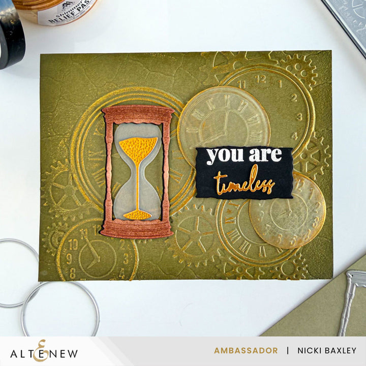 Altenew - Embossing Folder - Traces of Yesterday 3D