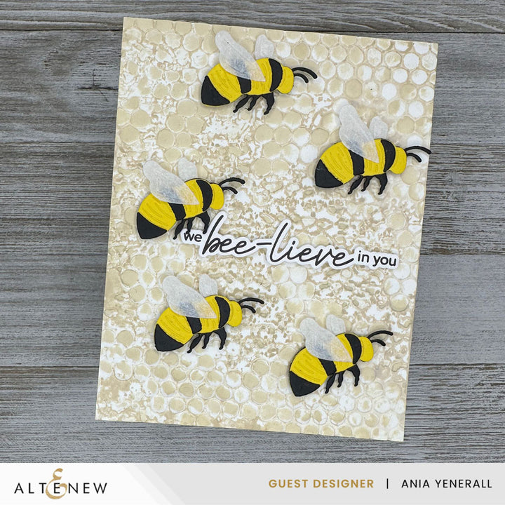 Altenew - Bubbly Bumble Bee Layering Die Set