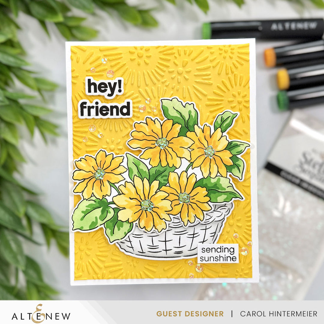 Altenew - Embossing Folder - Batik Blooms 3D