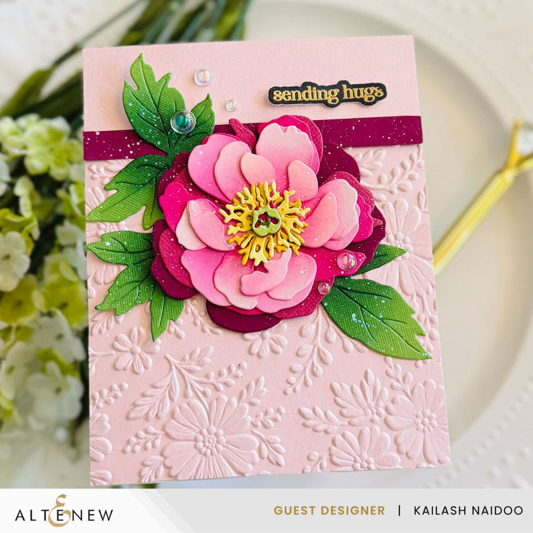 Altenew - Piped Floral Lace 3D Embossing Folder