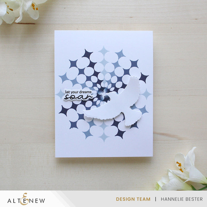 Altenew - Geo Play Wreath Builder Stamp & Die Set