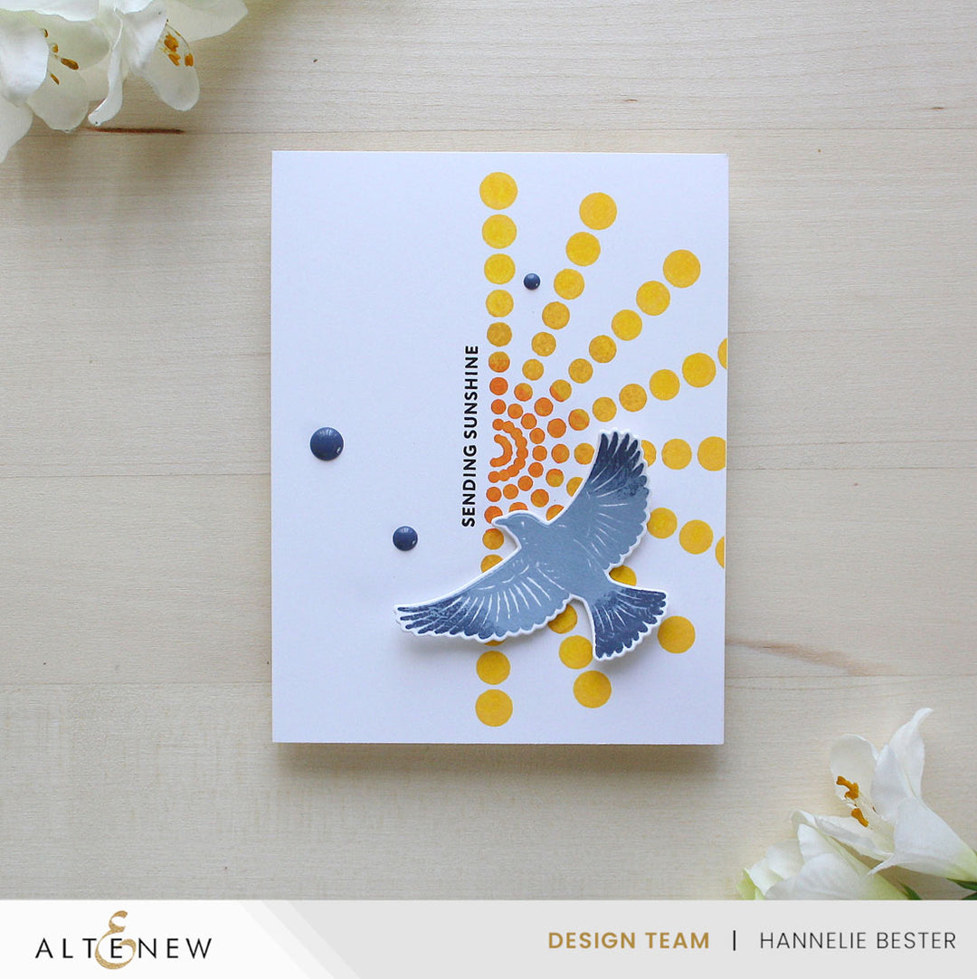 Altenew - Geo Play Wreath Builder Stamp & Die Set