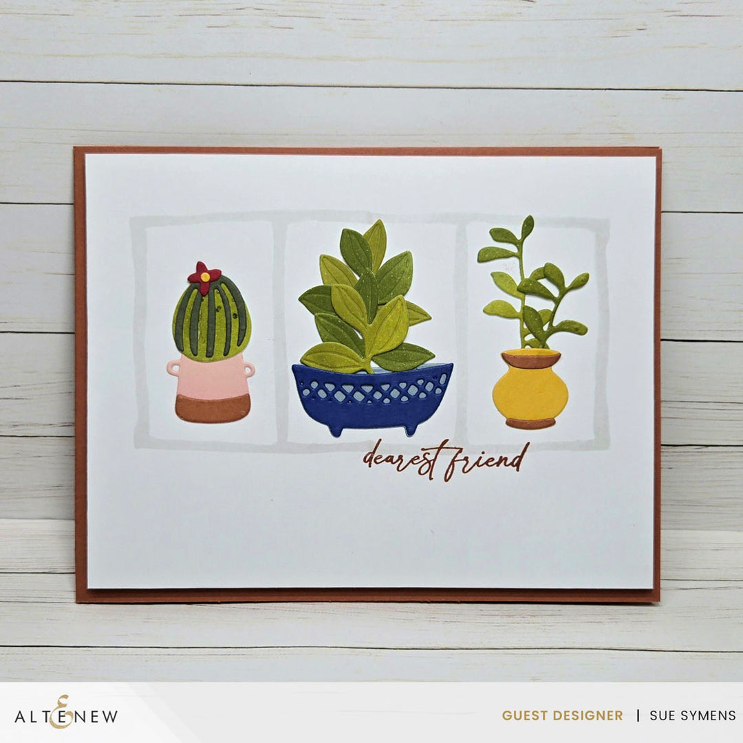 Altenew - Mini Delight: Potted Shelve Stamp & Die Set