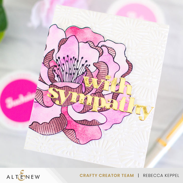 Altenew - Embossing Folder - Batik Blooms 3D