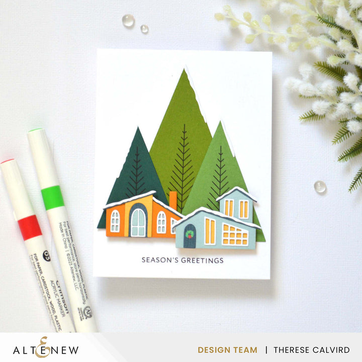 Altenew - Creative Cuts: Cozy Homes Layering Die Set