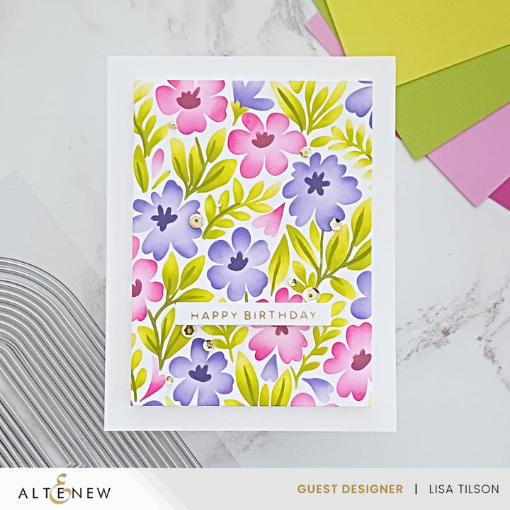 Altenew - Stencil Art: Styled Backgrounds - Layering Stencil Set (6 in 1)