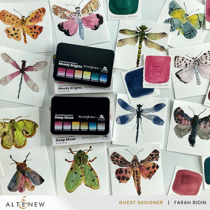 Altenew - The Watercolour Compact - Deep Muse