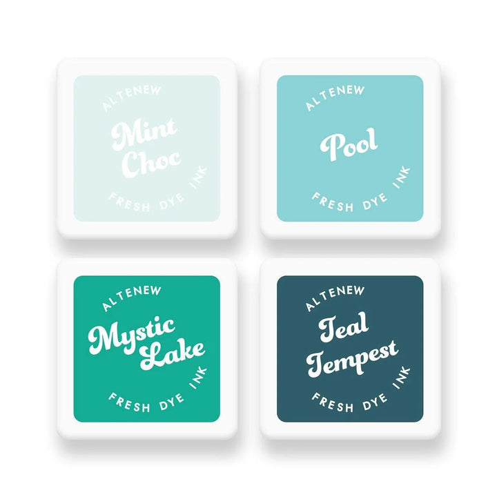 Altenew - Aqua Island Fresh Dye Ink Mini Cube Set