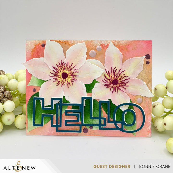 Altenew - Craft a Flower - Clematis Layering Die Set