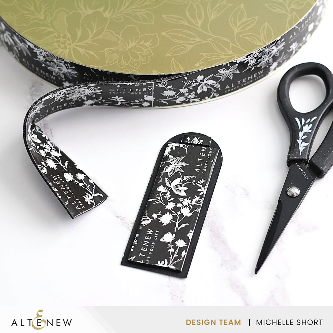 Altenew - Black Instant Dimension Foam Tape - 1'' x 1/16'' x 15m