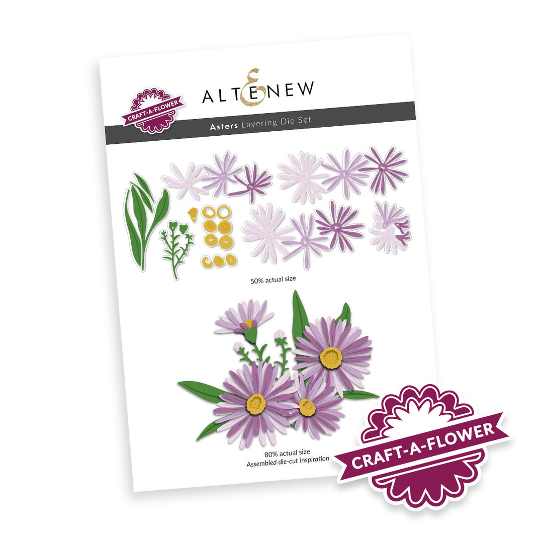 Altenew - Craft a Flower - Asters Layering Die Set