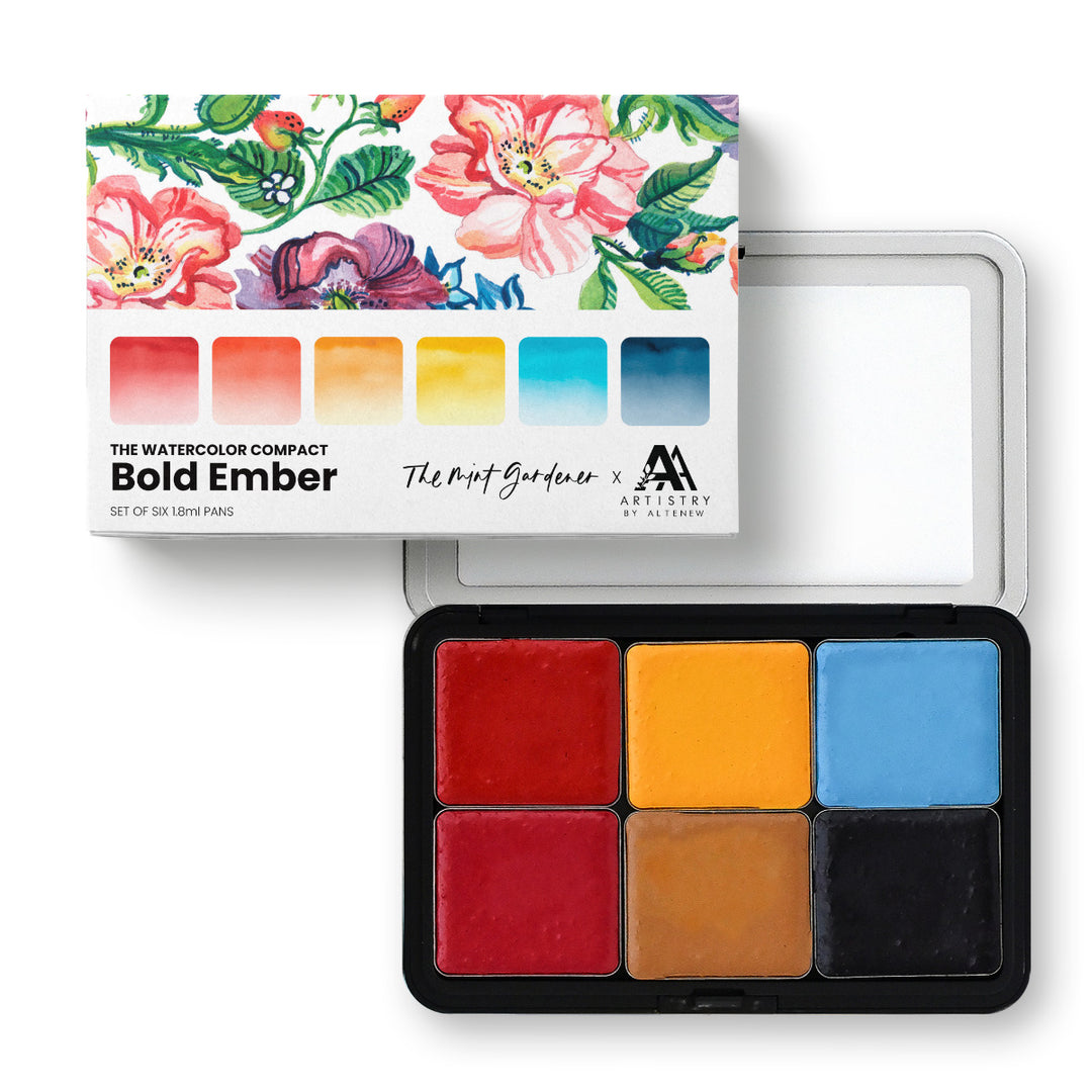 Altenew - The Watercolour Compact - Bold Ember
