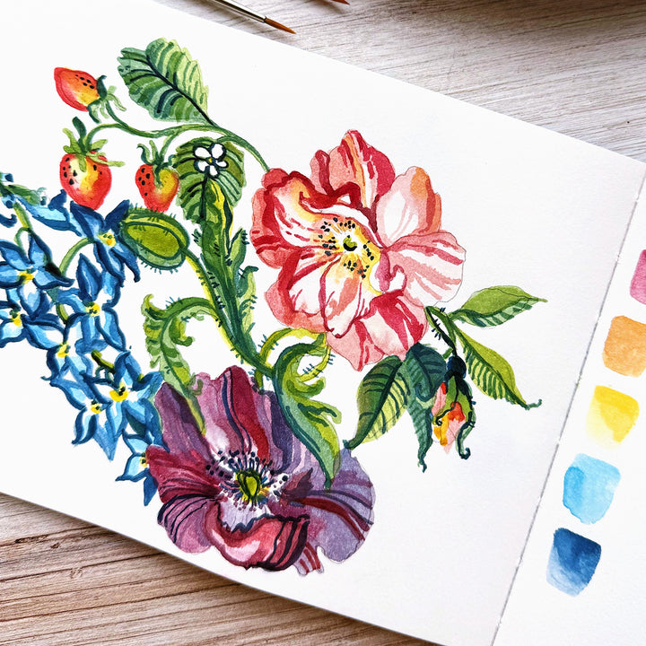 Altenew - The Watercolour Compact - Bold Ember