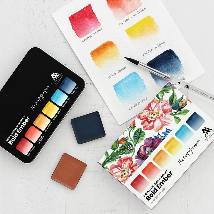 Altenew - The Watercolour Compact - Bold Ember