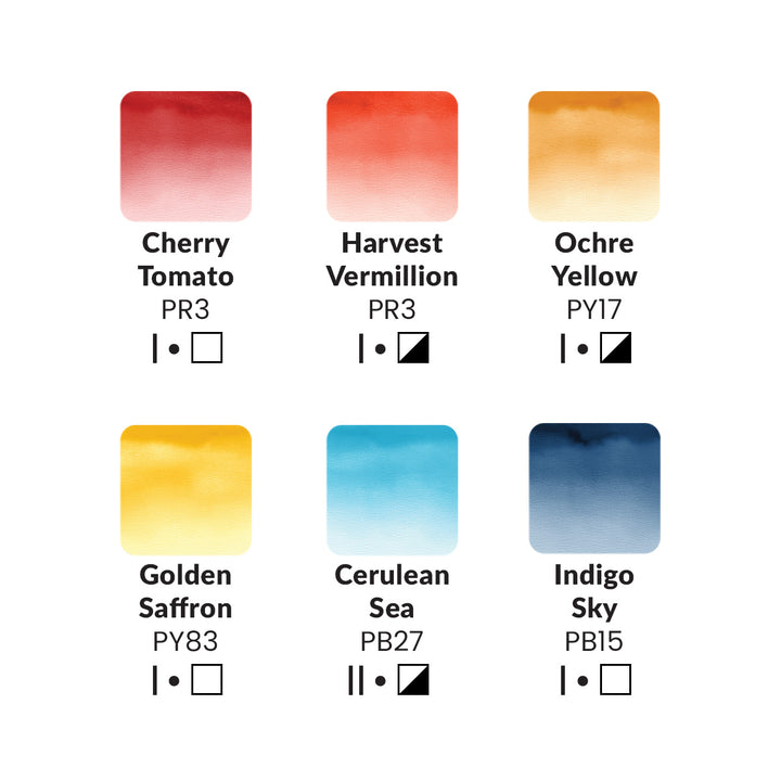 Altenew - The Watercolour Compact - Bold Ember