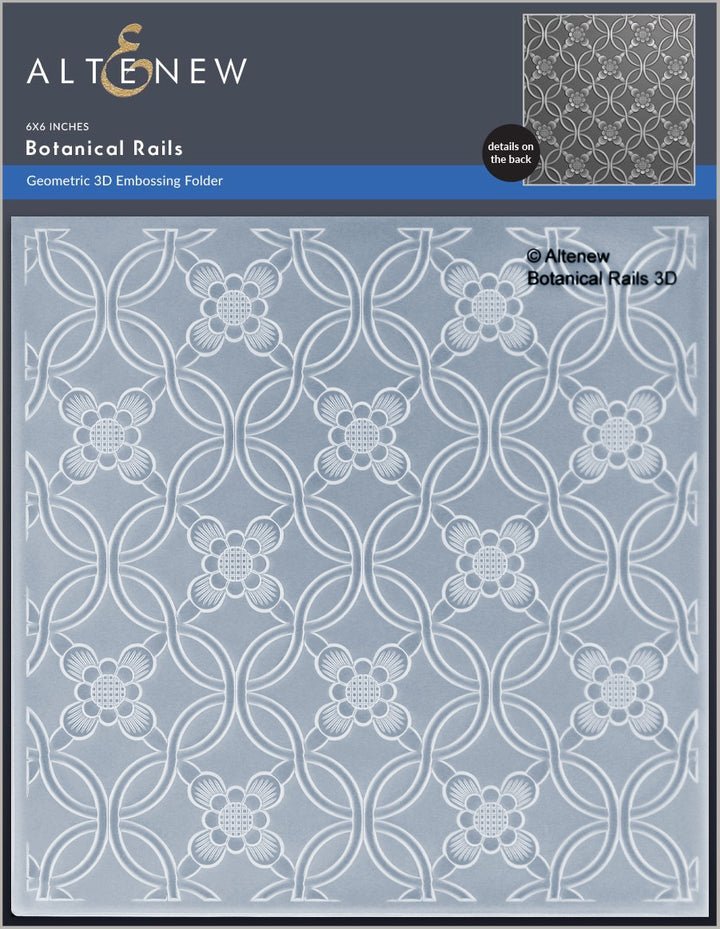Altenew - Embossing Folder - Botanic Rails