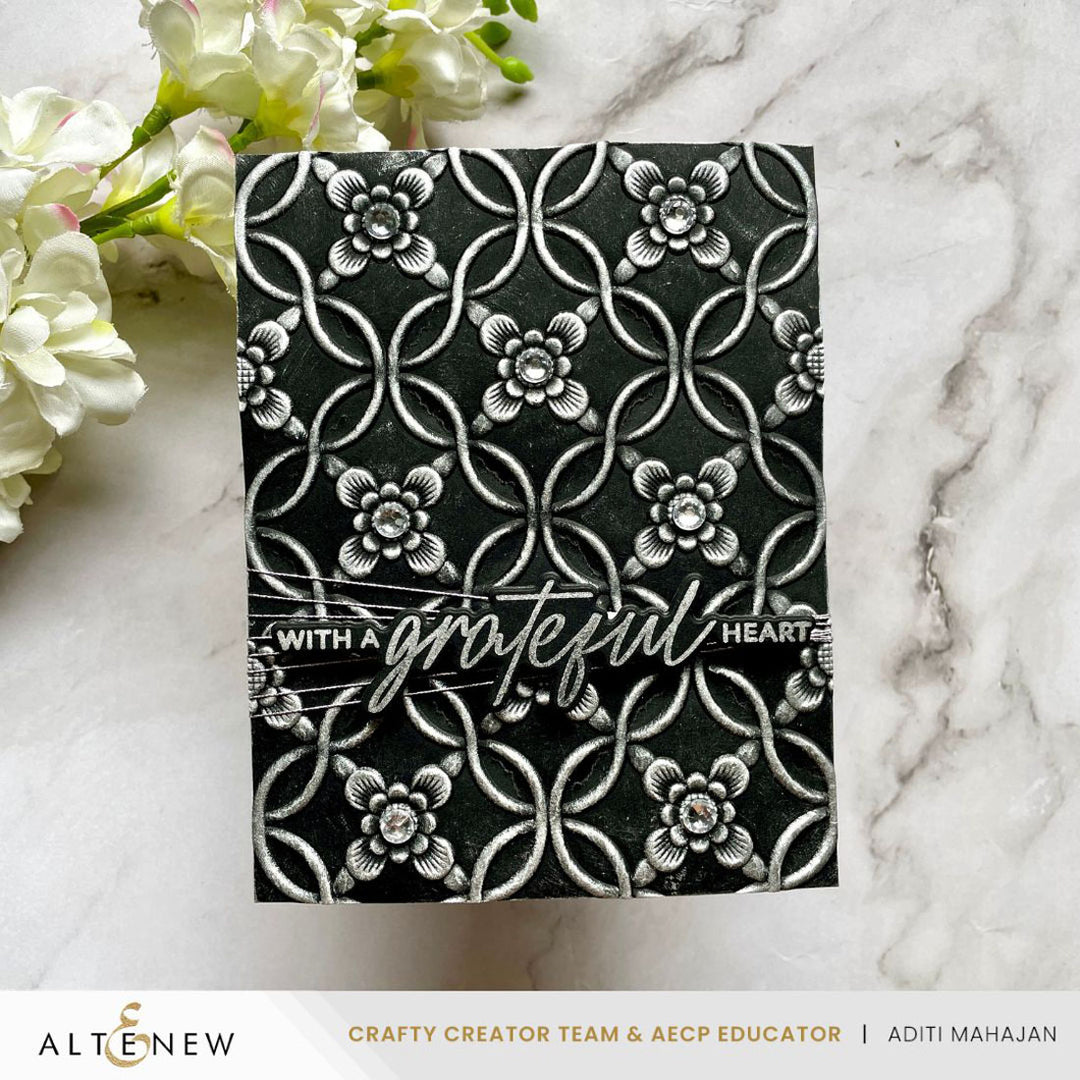 Altenew - Embossing Folder - Botanic Rails