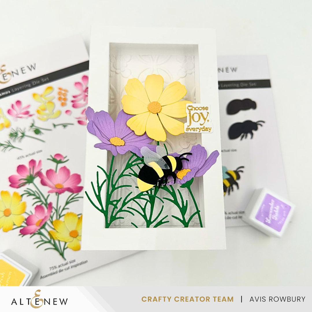 Altenew - Embossing Folder - Botanic Rails