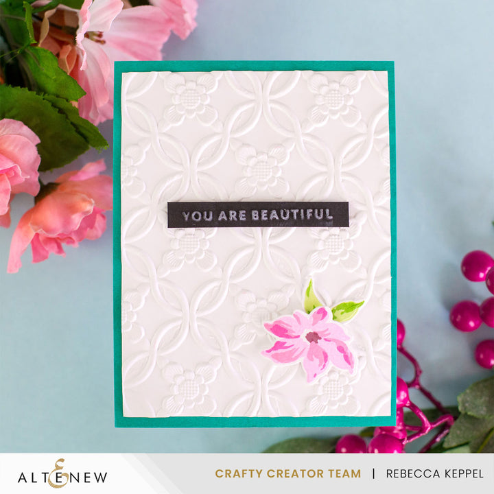 Altenew - Embossing Folder - Botanic Rails