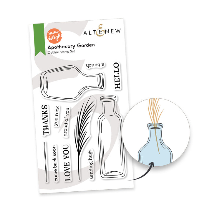 Altenew - Mini Delight - Apothecary Garden Stamp & Die Set