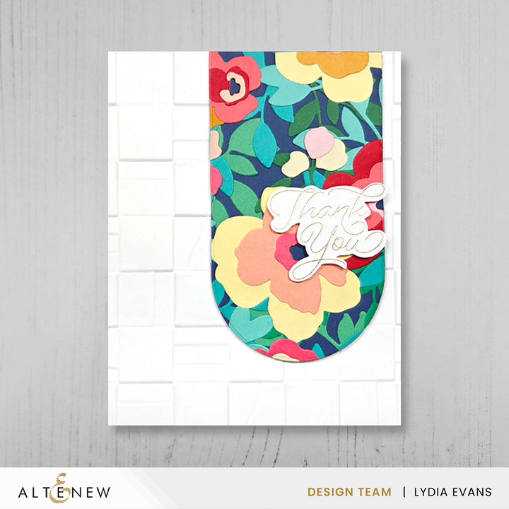 Altenew - Embossing Folder - Paper Rhythm