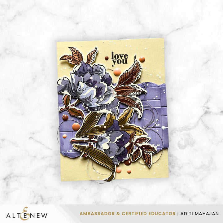 Altenew - Embossing Folder - Paper Rhythm