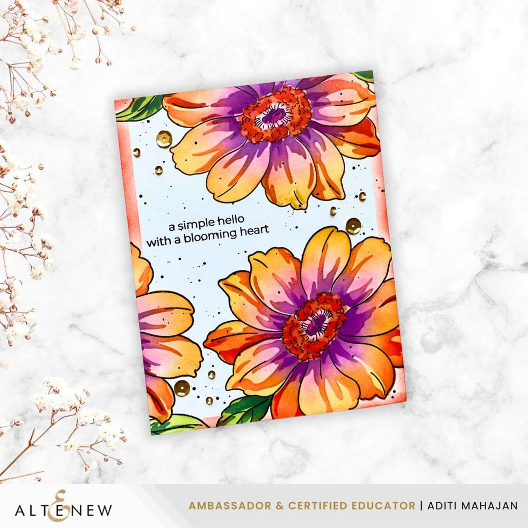 Altenew - Twin Blooms - Stamp & Stencil Bundle