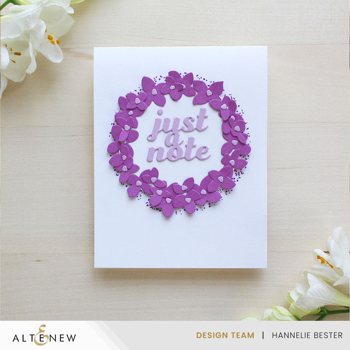 Altenew - Pop It Up: Blooming Hydrangea Stamp & Die Set