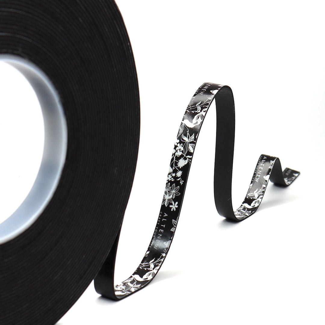 Altenew - Black Instant Dimension Foam Tape - 1/2'' x 1/16'' x 15m