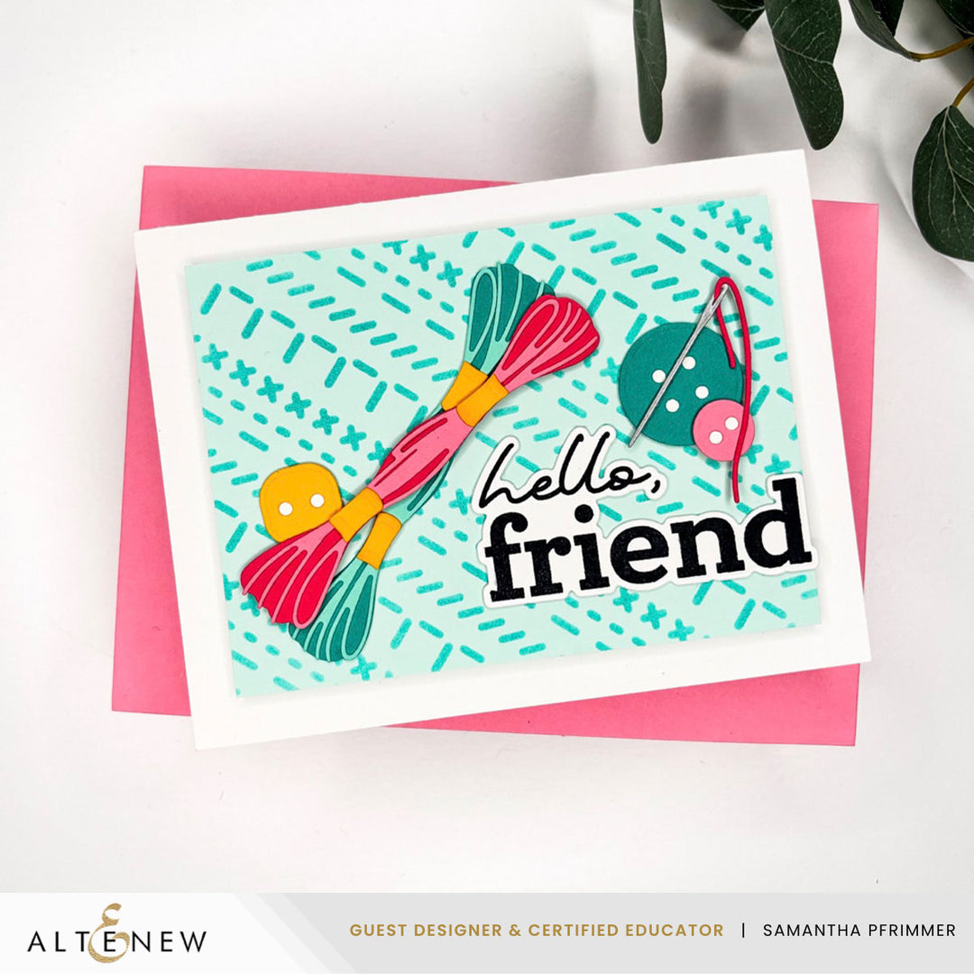 Altenew - Craft Your Life Project Kit: Stitched With Love & Add On