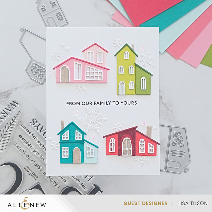 Altenew - Creative Cuts: Cozy Homes Layering Die Set