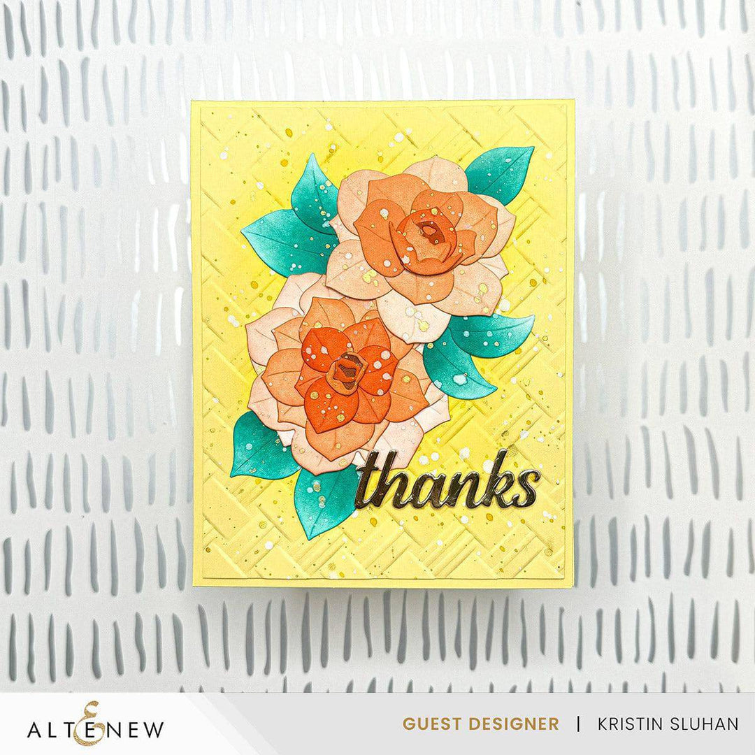 Altenew - Embossing Folder - Natural Wicker