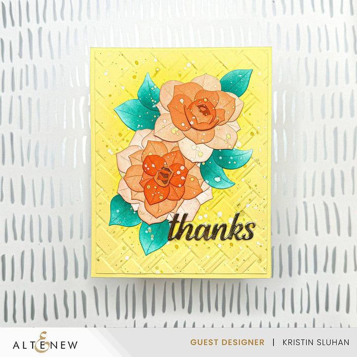 Altenew - Embossing Folder - Natural Wicker