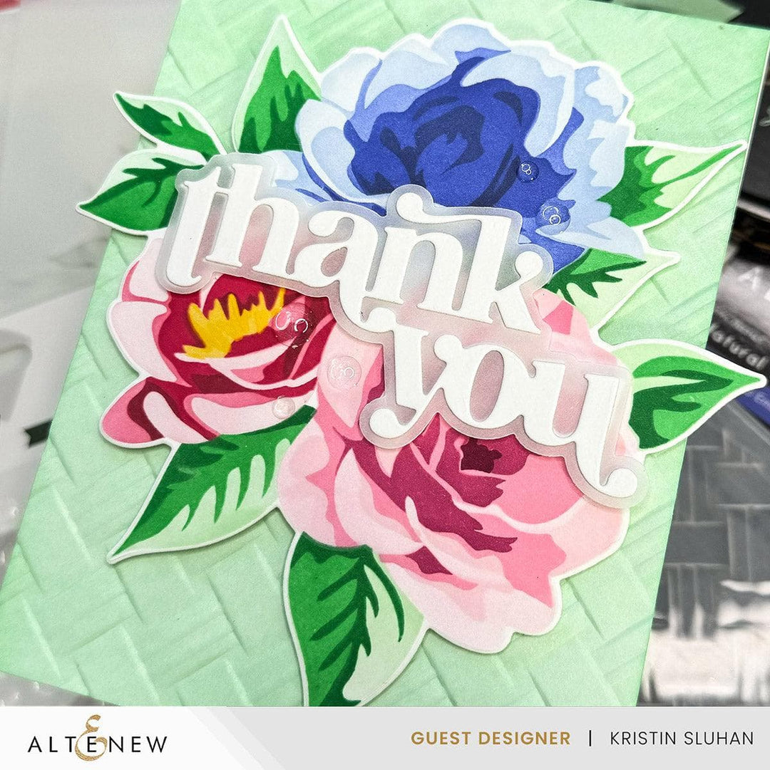 Altenew - Embossing Folder - Natural Wicker