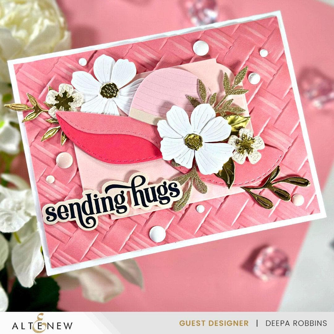 Altenew - Embossing Folder - Natural Wicker