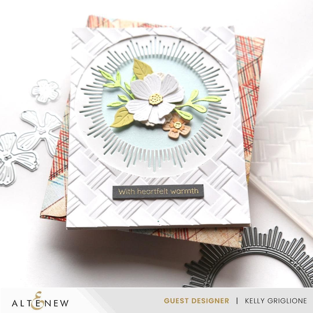 Altenew - Embossing Folder - Natural Wicker